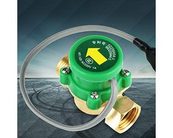 Stroombewaker van de pomp, 1 stuk HT-120 AC220 V 0,5 A G1 / 2-1/2 schakelaar voor de stroomsensor van de waterpomp met schroef, met stabiele prestaties, bestand tegen hoge temperaturen