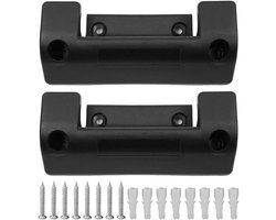 **Tuinslanghouder - Set van 2 stuks voor wandmontage met uitbreidingsbouten** Deze handige tuinslanghouder zorgt voor een opgeruimde tuin. Eenvoudig aan de muur te bevestigen en inclusief uitbreidingsbouten. Perfect voor het ophangen van tuinslangen.