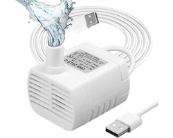 Ultrastille Dompelpomp voor Aquarium en Vijver - USB Waterpomp voor Hydrocultuur en Fonteinen