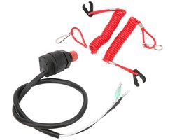 Veiligheidskoord voor motorstop, duurzame noodstopkabel voor buitenboordmotoren, ATV, boot en fiets voor snelle en betrouwbare motoruitschakeling
