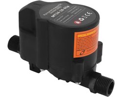 Waterdrukverhogende pomp, hoge druk, geluidsarme automatische douchepomp, compatibel met tank- en tankloze waterverwarmers, DC24V inline waterpomp met waterleiding voor thuis (EU)