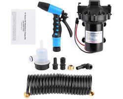 Waterpomp 12V marine voor was- en dekreiniging met 5.0 GPM capaciteit, geschikt voor vers zeewater en eenvoudig te installeren in boten en campers