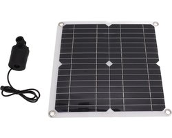 Waterpomp Kit 100W Solar Tuinieren - Batterijpaneel Dc12V Fonteinwater 22W - Thuis Huishouden - Zonder Pomp - Tuin Irrigatie Waterfontein