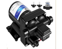 Waterpomp - Tuinpomp - Pomp - Zelfaanzuigende pomp - 12V - 3GPM - met Drukschakelaar en Afneembaar Filter voor Camper, Boot, Tuin of RV - Elektrische