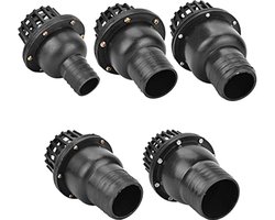 Waterpomp Voetklep Zwart PVC Lage Druk Platte Terugslagklep voor Vloeistofmachine met Professioneel Praktisch Ontwerp 1.5"/2"/2.5"/3"/4"(3")