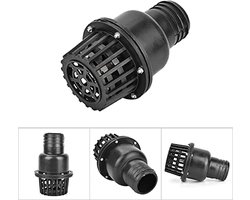 Waterpompvoetklep, zwarte PVC lagedruk platte terugslagklep, voor vloeistofmachine(2.5")