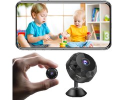 2K WiFi Mini Verborgen Camera – Draadloos – Voor Binnen, Buiten, Huisdieren en Baby’s