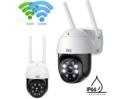 Activ24™ - Dual band WiFi camera met nachtzicht voor binnen en buiten - 2.4ghz & 5ghz - Draadloze beveiligingscamera - Securitycamera - incl. geheugenkaart en verlengkabel