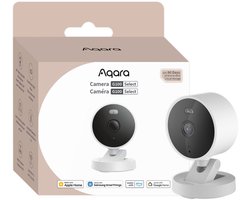 Aqara Camera G100 Select - Wit - 2K Beveiligingscamera - Binnen/Buiten met Spotlight - Nachtzicht - Apple Home