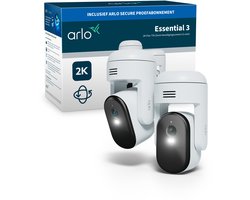 Arlo Essential3 2K PTZ beveiliginsgcamera voor buiten - 2 IP-Camera's