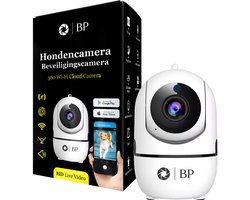 BP® Hondencamera met App - Huisdiercamera - Dog Camera - Beveiligingscamera Binnen - Indoor Camera - Pet Camera - Nightvision - 2.4 GHZ - Beweeg en Geluidsdetectie - Nederlandse Handleiding