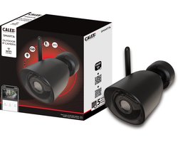 Calex Beveiligingscamera voor Buiten - Wifi IP Camera 2K - Slimme Beveiligingscamera 2K - Zwart