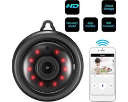 DW4Trading Wifi Camera Hd 1080p met Bewegingsdetectie en Infrarood Nachtzicht - Beveiligingscamera