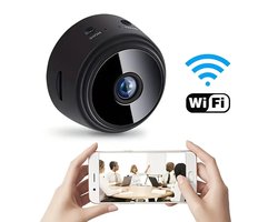 DW4Trading WiFi USB Oplaadbare Draadloze Mini Camera met Accu HD 480p Beveiligingscamera