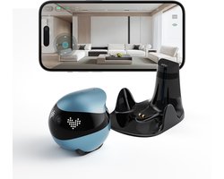 EnaBot - EBO Air 2 - Bewakingscamera - Familie/Huisdiergezelschap – 2K Camera – Infrarood navigatie - Blauw
