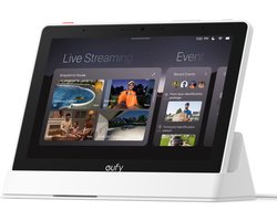 eufy E10 Smart Display-Slimme Home Hub, 8" Bedieningspaneel, Compatibel met eufy Beveiligingsapparaten, Vier Weergaven op Eén Scherm, Directe Deurmeldingen, Dagelijkse Evenementenrapporten