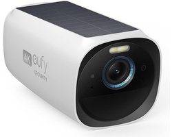 eufy security eufyCam 3 Uitbreidingscamera – Add on - Draadloze 4K Beveiligingscamera met Geïntegreerd Zonnepaneel, Nachtzicht, AI Bewegingsdetectie, Tweeweg Audio, IP67 Weerbestendig, Geen Abonnementskosten