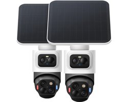 eufy Security eufyCam S4 2-pack- Beveiligingscamera buiten - triple lens Bullet-PTZ - 4K UHD - 360° Pan & Tilt - auto-tracking - Kleurennachtzicht - compatibel met HomeBase S380