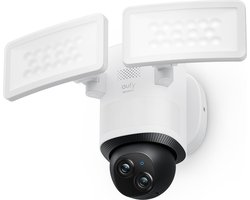 eufy Security Floodlight Camera E340 – Floodlight Cam- 360° Pan & Tilt – 3K-resolutie – 2000 Lumen – AI-bewegingsdetectie – 24/7 opname – Dual-band Wi-Fi – IP65 waterdicht