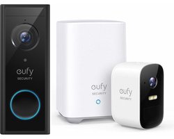 eufy Security S220 Video Deurbel + eufyCam 2C - Inclusief HomeBase 2 - Bundel