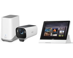 eufy Security S3 Pro MaxColor Vision 4K Buitencamera met HomeBase 3 + Smart Display E10 - Bundelvoordeel