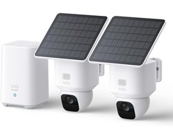 Eufy SoloCam E30 (2-Pack) + Homebase 2 Dome IP-beveiligingscamera Buiten 2048 x 1080 Pixels Muur