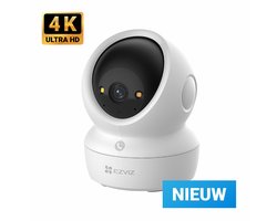 EZVIZ H6c 4K Beveiligingscamera Binnen – 360° Pan & Tilt – Patrol Mode, Human Detection & Auto Zoom – Wifi 6 – MicroSD & Cloud