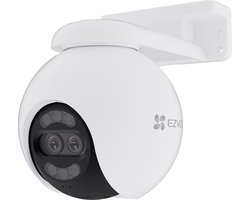 EZVIZ H80x Dual – 4K Beveiligingscamera Buiten – 360° Pan & Tilt – Auto Security, Motion Detection & Auto-Zoom - Google Assistant & Amazon Alexa - IP66