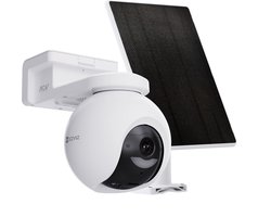 EZVIZ HB8 Pro 4K Kit - Draadloze 4K Beveiligingscamera - met 5W Zonnepaneel - 360° Pan & Tilt - Nachtzicht - AI Detectie - Werkt met Google Assistant & Alexa