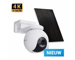 EZVIZ HB8 Pro Kit Beveiligingscamera - 4K Buitencamera - Incl. 5W Zonnepanneel - 360° Pan & Tilt - Voertuigdetectie & Nachtzicht - werkt met Google Assistant en Alexa