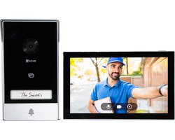 Ezviz HP7 IP-camera - 2K - Video intercom - Buitencamera - Touch monitor - Zwart