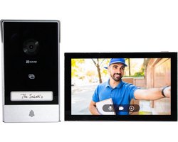 EZVIZ HP7 Video Intercom 2K – Deurintercom met 7-inch Touchscreen – Deur- en Poortontgrendeling op Afstand – Wi-Fi 6
