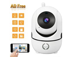 Fuegobird Indoor IP Camera - 1080P - PTZ Beveiligingscamera - Reclamevrije App (Ad-Free) - 355° Draaibaar - Huisdiercamera - Baby camera - Tweeweg Audio - Bewegingsdetectie - Compatibel met 2.4G/5G WIFI - Wit