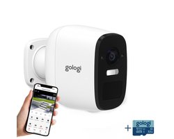Gologi Beveiligingscamera Draadloos Buiten – 2.5K HD 4MP - Bewakingscamera Voor Buiten - Buitencamera - Buiten Camera Met Nachtzicht - Security Camera - Oplaadbaar - Met WiFi en APP - Incl. 32GB SD