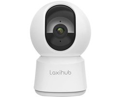 Laxihub Huisdiercamera Camera Beveiliging - IP Camera - APP - Wifi - 5MP - Slimme 355º Beveiligingscamera met App - Baby Monitor - Huisdiercamera - Camera Huisdier - Twee-weg Communicatie Met Microfoon En Speaker - Nederlands Merk