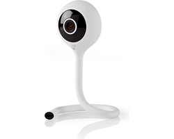 Nedis SmartLife Camera voor Binnen - Full HD 1080p - Cloud Opslag (optioneel) / microSD (niet inbegrepen) - Nachtzicht - Wit