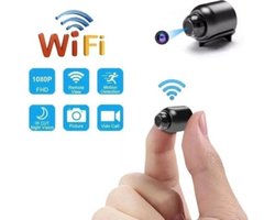 Nieuwe Mini HD 1080P Draadloze Wifi Beveiligingscamera met Cyclus Opname - Voor Buiten, Kamperen, Thuisgebruik Beschermhoes, Beveiligingscamera Draadloos