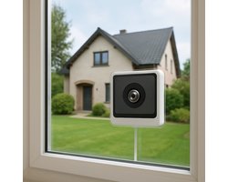 RaamCamera incl. Micro SD Kaart - Bewakingscamera Raam Beveiliging - Geen Weerspiegeling Meer - Speciale Lens - incl. App Mobiel - Overal ter wereld werken