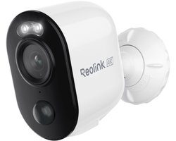 Reolink 4K camerabewaking buiten op batterij, Draadloos wifi, Detectie van personen/voertuigen/dieren, Nachtzicht in kleur