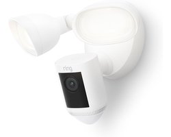 Ring Floodlight Cam Wired Pro - IP-beveiligingscamera - Buiten - met schijnwerpers - Wit