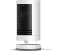 Ring Outdoor Camera Plus - plug-in - wit- buitencamera - 2k