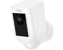 Ring Spotlight Cam Batterij - Beveiligingscamera - Wit