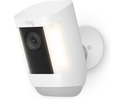 Ring Spotlight Cam Pro - Batterij - Beveiligingscamera - 2K video - Wit