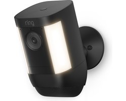 Ring Spotlight Cam Pro - Batterij - Beveiligingscamera - 2K video - Zwart