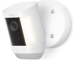 Ring Spotlight Cam Pro - Bedraad - Beveiligingscamera - 2k video - Wit