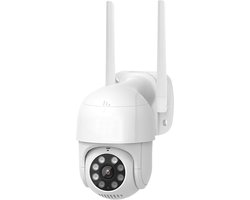 Roterende ip wifi full hd zoom buitencamera wit - 2MP