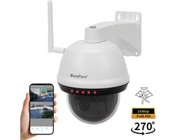 SecuFirst CAM214W Dome Camera wit - IP Camera draai- en kantelbaar voor buiten - FHD 1080P
