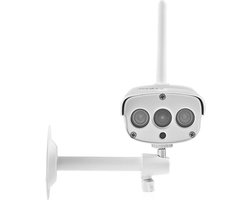 SmartLife Camera voor Buiten - Wi-Fi - Full HD 1080p - IP67 - Cloud Opslag (optioneel) / microSD (niet inbegrepen) - 12 V DC - Met bewegingssensor - Nachtzicht - Wit