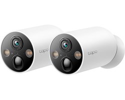 Tapo C425 -Beveiligingscamera buiten 2 pak - 2K 4MP- QHD - IP66