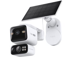 TAPO C645D KIT Beveiligingscamera buiten - Solar - Dual lens- 2K - IP65